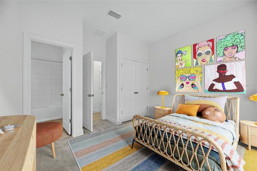 Furnished interior view inside a new home in Waterset, Apollo Beach (Image 30).