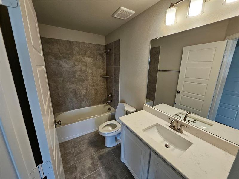 Furnished interior in a model home at Buchanan Ranch in Greenville (Image 9).