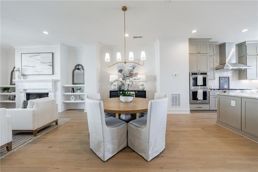 Furnished interior view inside a new home in , Alpharetta (Image 34).