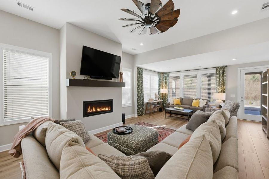 Furnished interior view inside a new home in , Hoschton (Image 38).