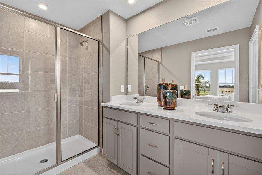 Furnished interior view inside a new home in Crosswind Ranch, Parrish (Image 25).