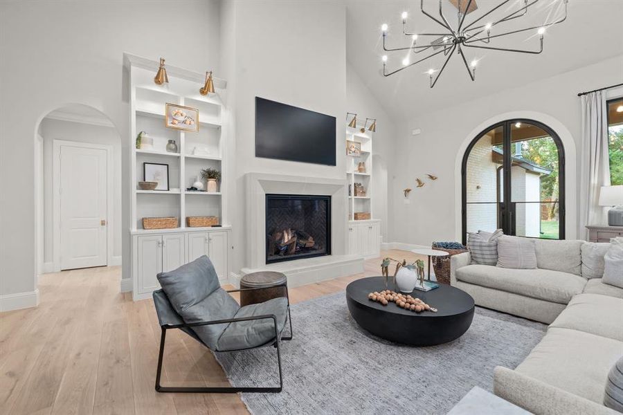 Furnished interior view inside a new home in , Copper Canyon (Image 14). Furnished interior view inside a new home in , Copper Canyon (Image 14).