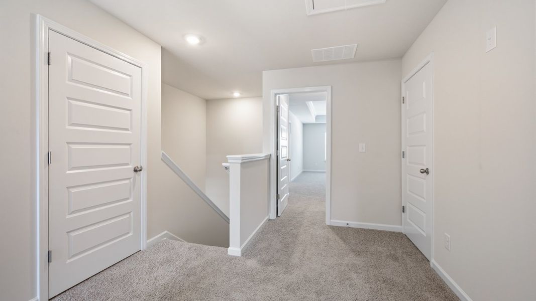 Spacious, unfurnished interior of a new home in Independence Villas and Townhomes, Loganville (Image 20). Spacious, unfurnished interior of a new home in Independence Villas and Townhomes, Loganville (Image 20).