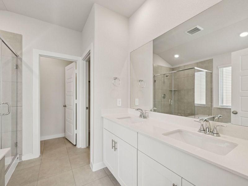 Furnished interior view inside a new home in Stewart's Ranch, Conroe (Image 8).