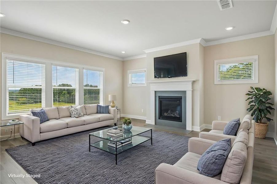 Furnished interior view inside a new home in River Pointe, Monroe (Image 6).