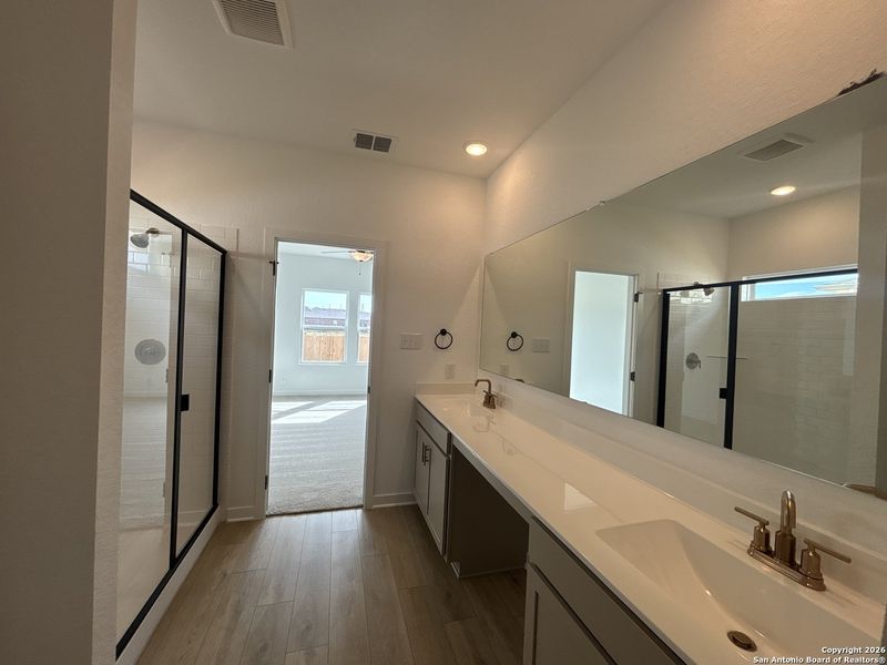 Furnished interior view inside a new home in The Heights at Saddlebrook Ranch 60's, Schertz (Image 8).