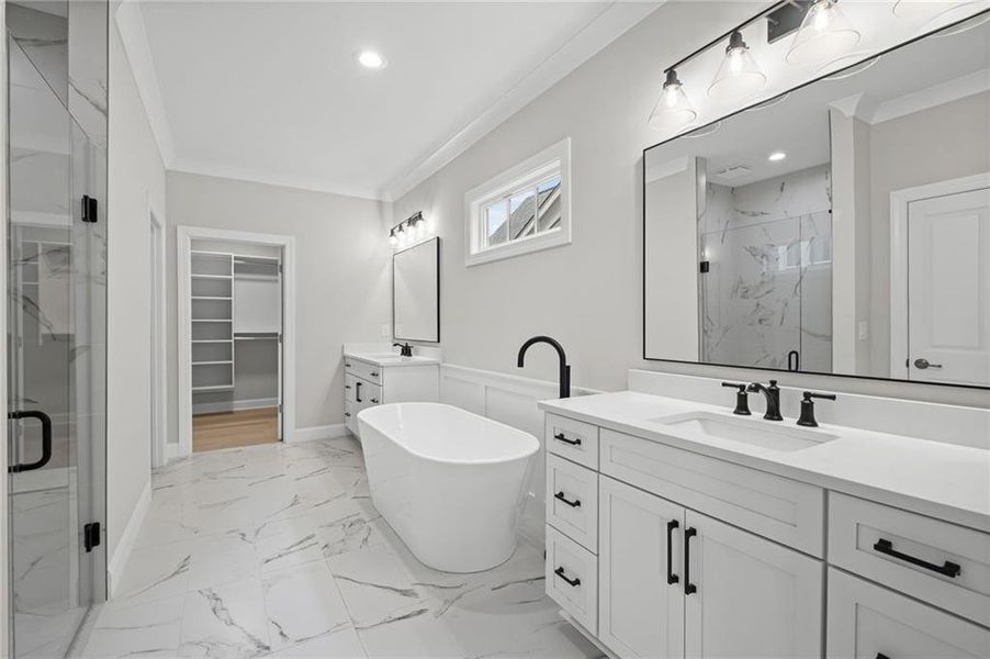 Furnished interior view inside a new home in , Canton (Image 13).