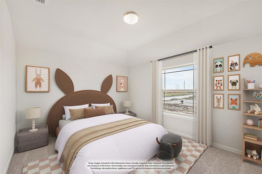 Furnished interior view inside a new home in Bear Creek Elements, Lavon (Image 13).