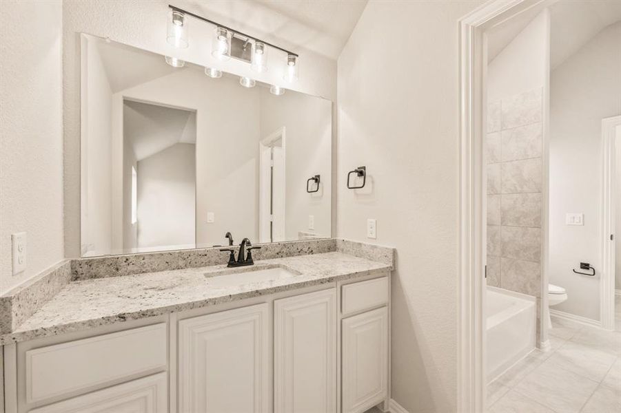 Furnished interior view inside a new home in Hampton Park, Glenn Heights (Image 9).