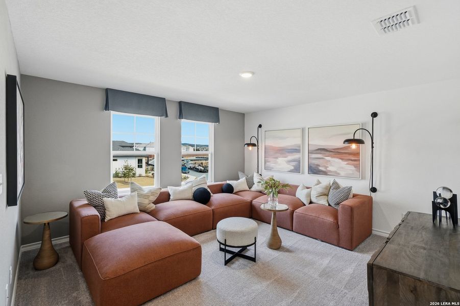 Furnished interior view inside a new home in Horizon Ridge, San Antonio (Image 10).