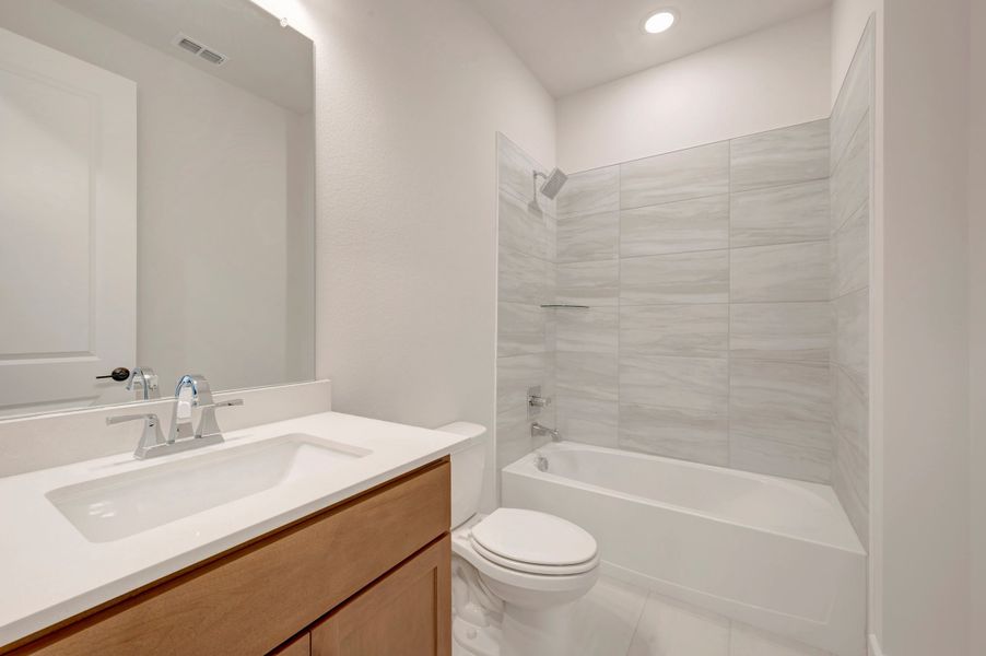 Furnished interior view inside a new home in Union Park, Little Elm (Image 10). Furnished interior view inside a new home in Union Park, Little Elm (Image 10).
