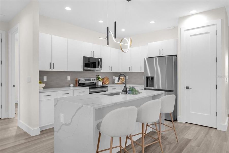 Furnished interior view inside a new home in , Rotonda West (Image 13).