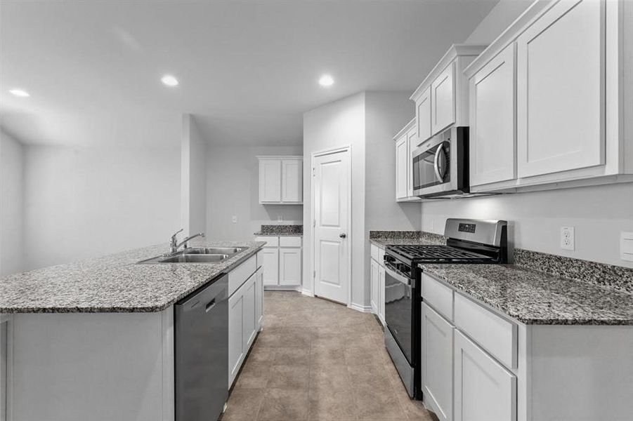 Furnished interior view inside a new home in , Fort Worth (Image 8).