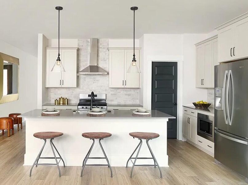 Furnished interior view inside a new home in Tea Farm: Presidents Series, Ravenel (Image 10).