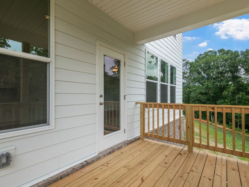 Exterior details and patio area of a home in Calista Farms, White House (Image 22).