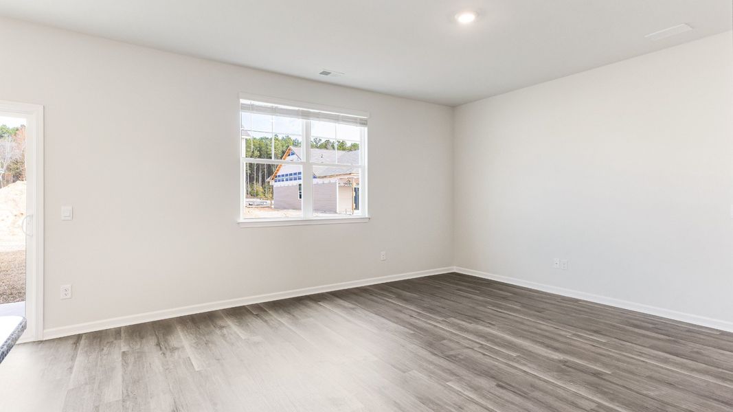Representative unfurnished interior of a home built from the HAYDEN by D.R. Horton in Sidbury Station, Castle Hayne (Image 19).