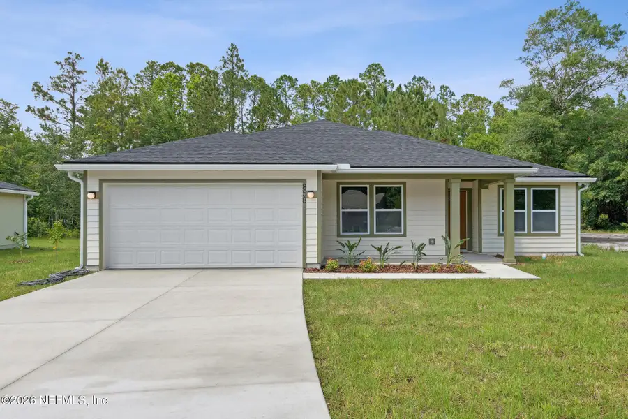 Front exterior of a new home in , Jacksonville, FL, highlighting curb appeal (Image 2). Front exterior of a new home in , Jacksonville, FL, highlighting curb appeal (Image 2).
