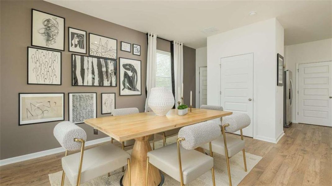 Furnished interior view inside a new home in Mableton Station, Mableton (Image 7).