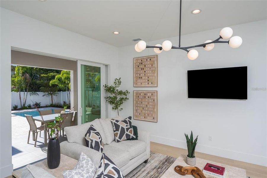 Furnished interior view inside a new home in , Sarasota (Image 12).