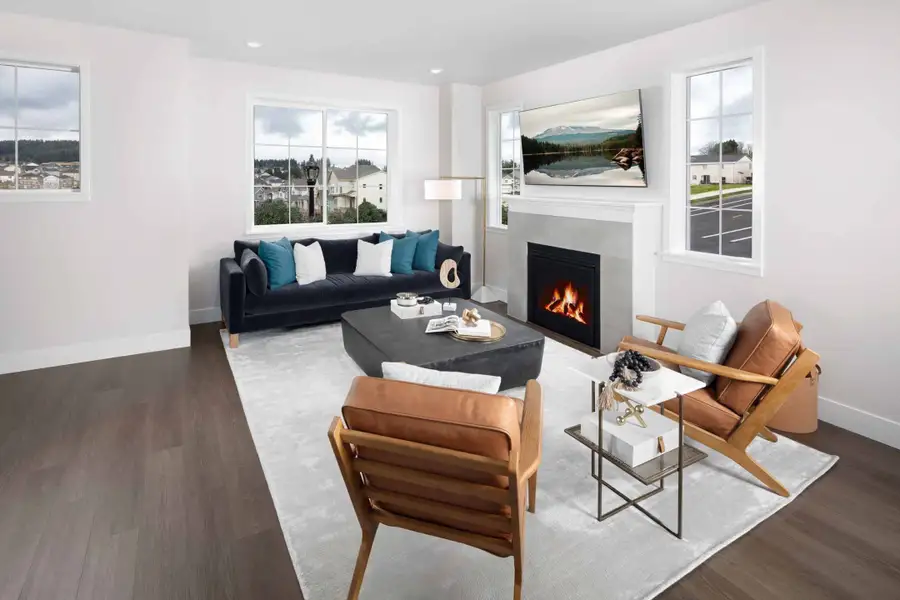 Representative furnished interior of a home built from the Belmont by Risewell Homes in Elevon, Lavon (Image 4).