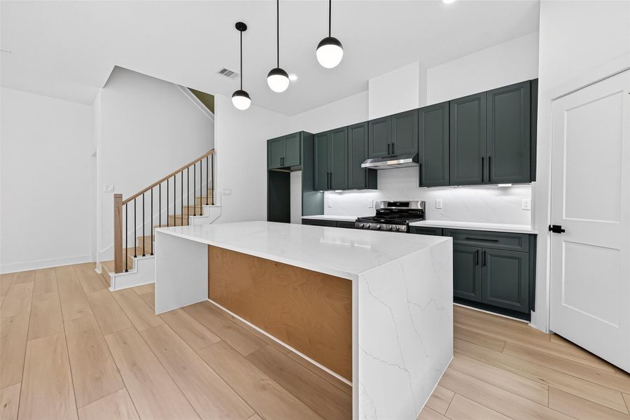Furnished interior view inside a new home in , Houston (Image 9).