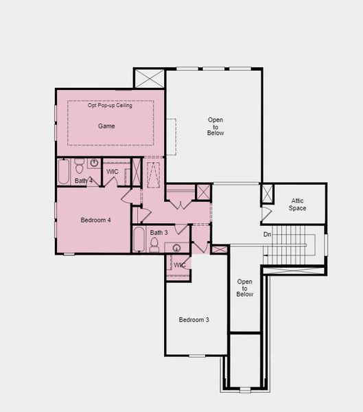 Structural options include: alternate second floor layout, extended owner's suite and covered living, drop-in tub at owner's bath, and study.