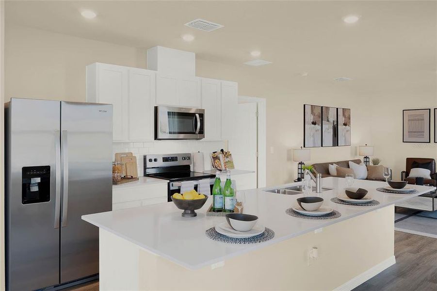 Furnished interior view inside a new home in Crossroads at Kelly Park, Apopka (Image 10).