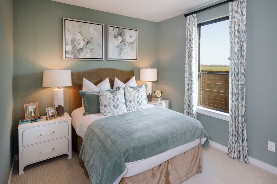 Representative Secondary Bedroom - some options shown