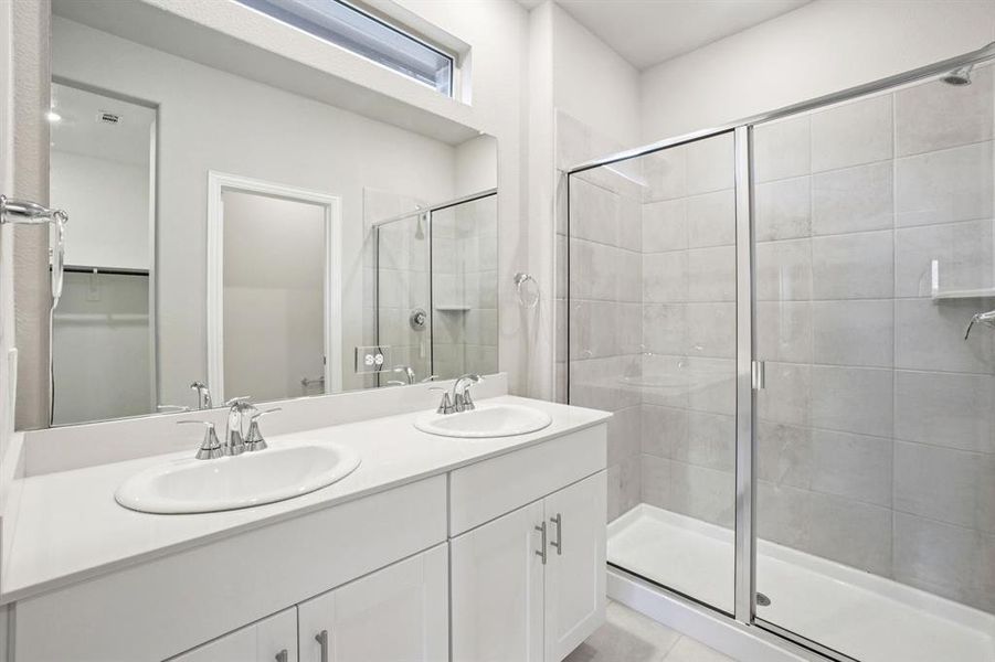 Furnished interior view inside a new home in Eastridge - Spring Series, McKinney (Image 10).