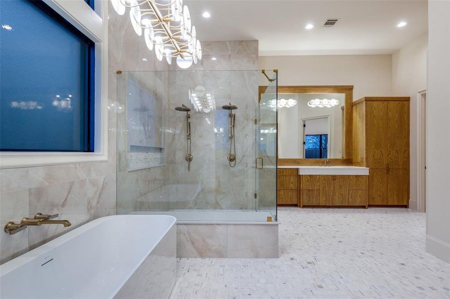 Furnished interior view inside a new home in , Denton (Image 13).