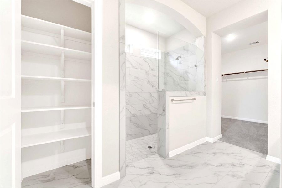 Super size primary shower