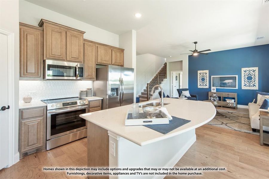 Furnished interior view inside a new home in Abe's Landing, Granbury (Image 11). Furnished interior view inside a new home in Abe's Landing, Granbury (Image 11).