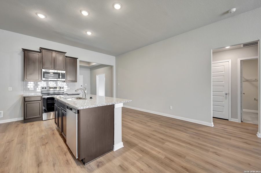 Furnished interior view inside a new home in Paloma Park, Converse (Image 7).