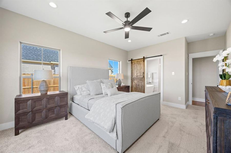 Furnished interior view inside a new home in , Cleburne (Image 5).