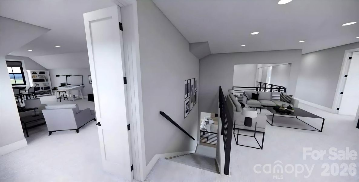 Furnished interior view inside a new home in , Mooresville (Image 28).