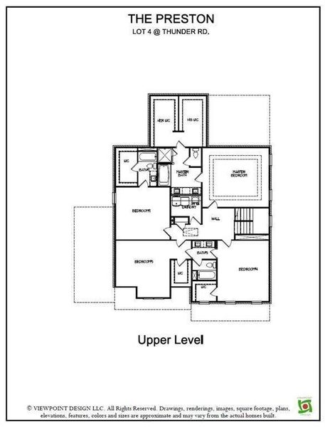 2D floor plan layout of this home in , Buford, GA (Image 10).