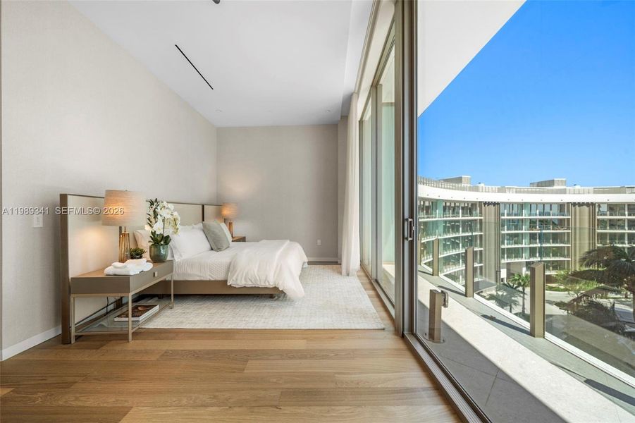 Furnished interior view inside a new home in , Miami (Image 22).