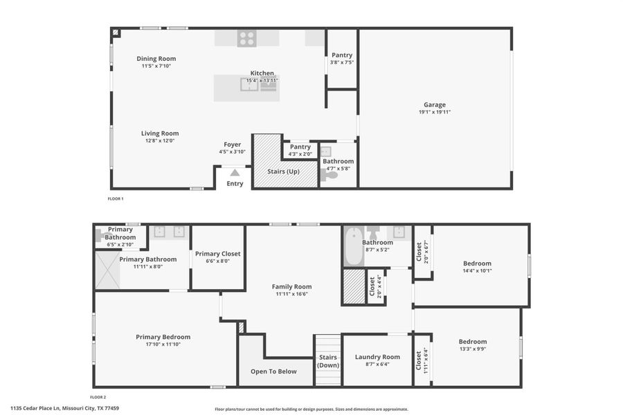 2D floor plan layout of this home in Pinewood Trails - City Series, Atascocita, TX (Image 3). 2D floor plan layout of this home in Pinewood Trails - City Series, Atascocita, TX (Image 3).