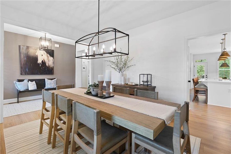 Furnished interior view inside a new home in , Cartersville (Image 34). Furnished interior view inside a new home in , Cartersville (Image 34).