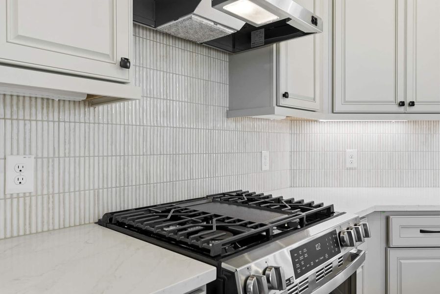 Close-up of interior finishes inside a home in Bridgeland, Cypress (Image 14). Close-up of interior finishes inside a home in Bridgeland, Cypress (Image 14).