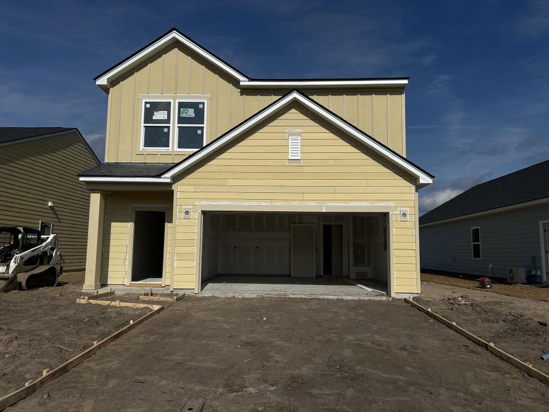 In-progress construction of a new home in Tea Farm: Lake Series, Ravenel, SC (Image 19).
