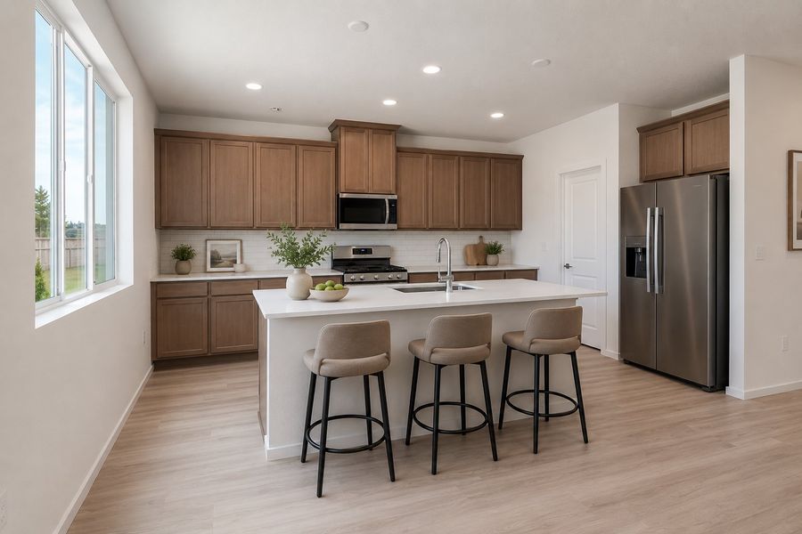 Furnished interior view inside a new home in Bloom, Fort Collins (Image 9).