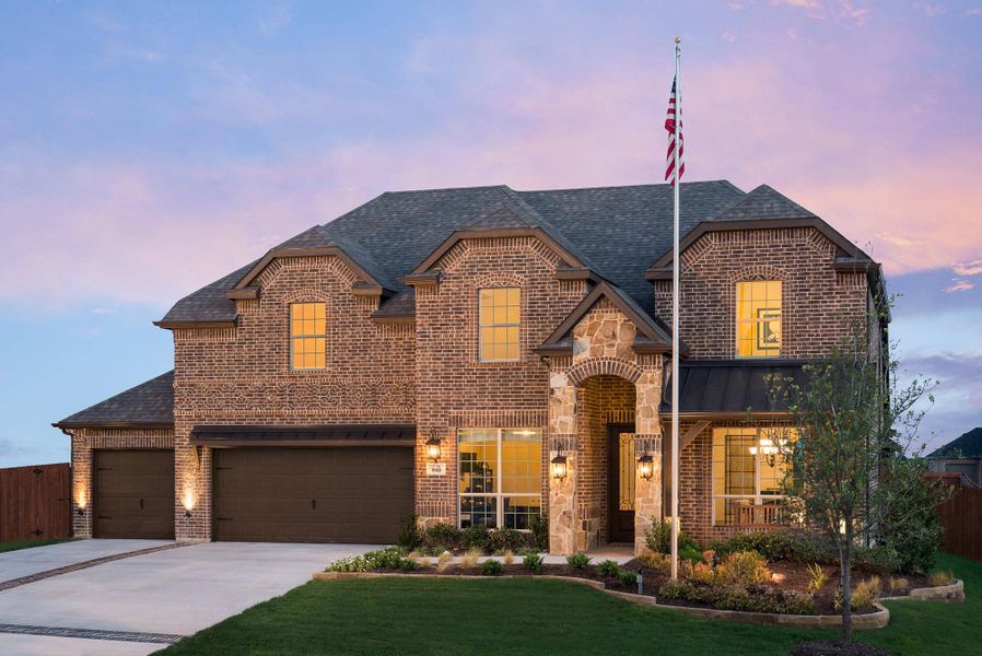 Elevation C | Concept 3135 at Silo Mills - Signature Series in Joshua, TX by Landsea Homes