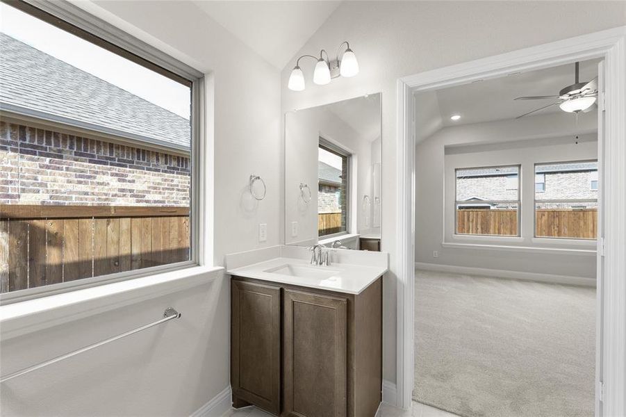 Furnished interior view inside a new home in Timberbrook, Justin (Image 7).