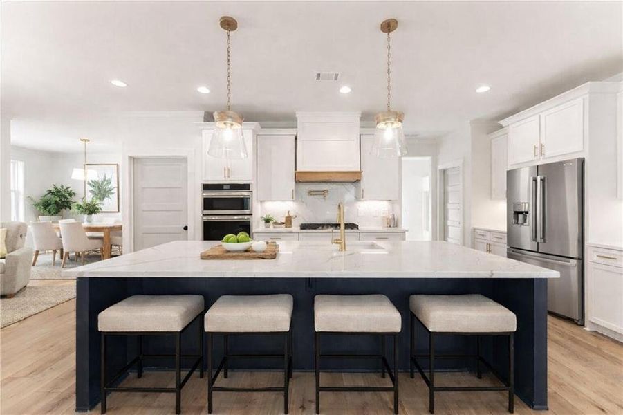Furnished interior view inside a new home in , Gainesville (Image 13).
