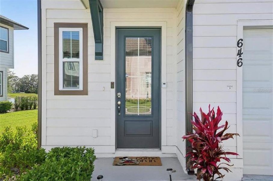 Exterior details and patio area of a home in , Davenport (Image 3).