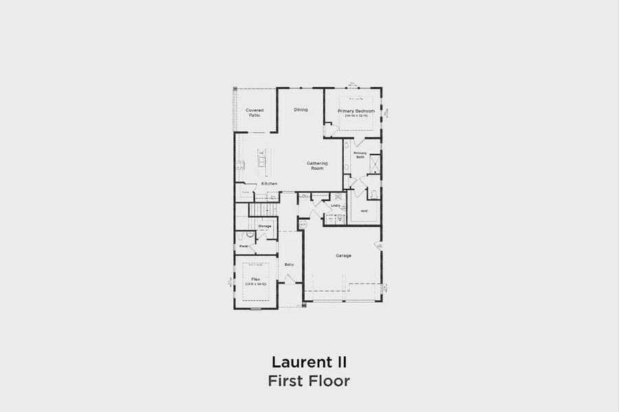 Laurent II first floor plan.