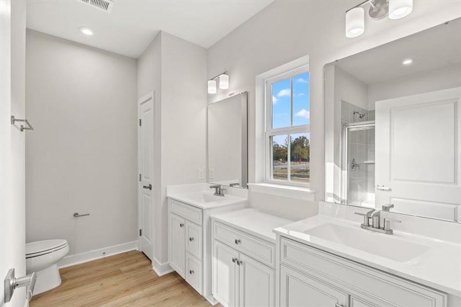 Furnished interior view inside a new home in Lakes at Riverbend Single Family Homes, Navassa (Image 6).