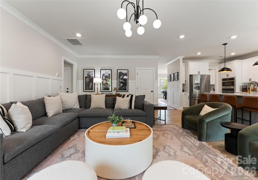 Furnished interior view inside a new home in Avienmore, Charlotte (Image 15). Furnished interior view inside a new home in Avienmore, Charlotte (Image 15).