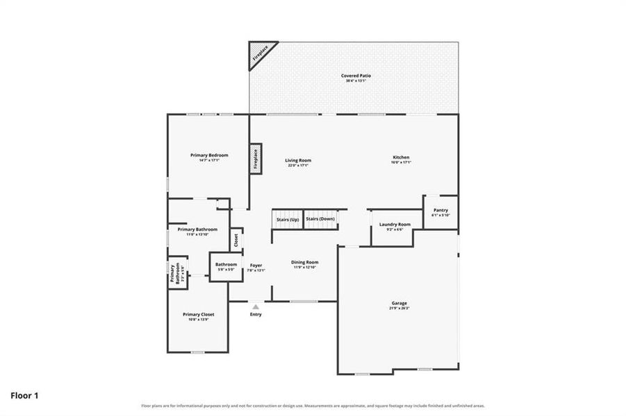2D floor plan layout of this home in , Bishop, GA (Image 5).